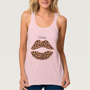 Débardeur Leopard Spots Lipstick Kiss Thunder_Cove