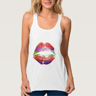 Débardeur Lèvres colorées #2