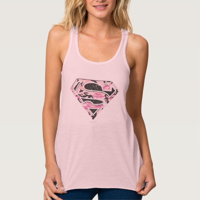 Débardeur Logo Camouflage Supergirl (Devant)