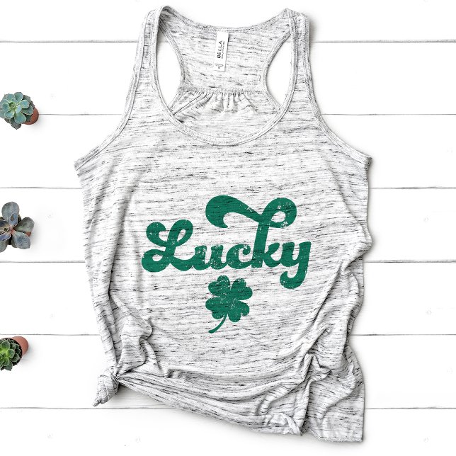 Débardeur Lucky | Retro St Patrick's Day (Créateur téléchargé)