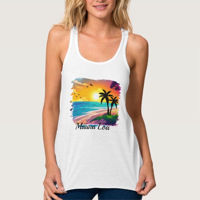 Débardeur Mauna Loa Hawaii Tank - Top Vacances femmes (Devant)