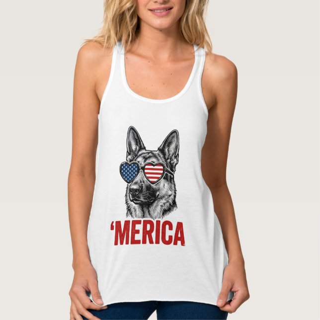 Débardeur Merica Chemise de conception de lunettes de soleil (Devant)
