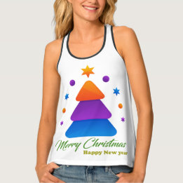 Débardeur Merry Christmas Happy New Year Women’s Racerback T