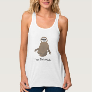 Débardeur Mode Yoga Sloth Mode Brown