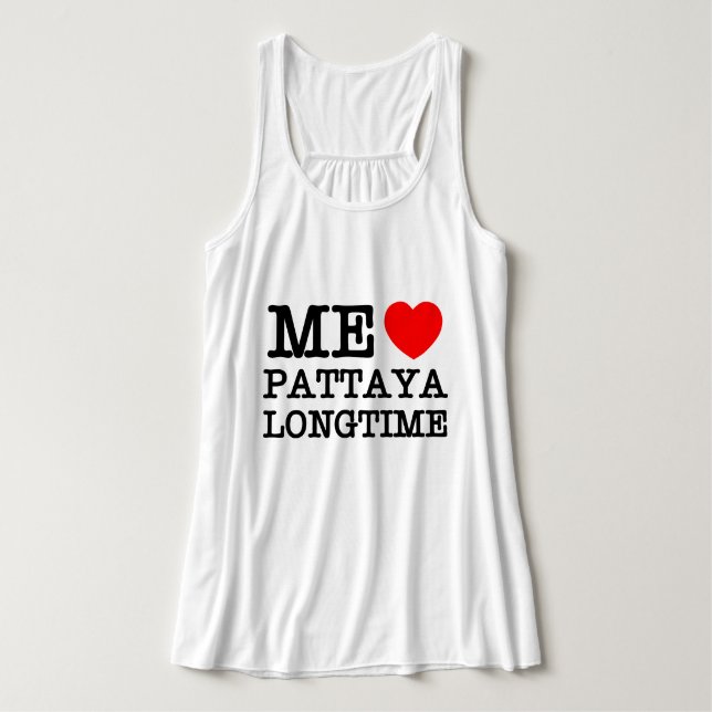 DÉBARDEUR MOI AIME PATTAYA LONGTIME (Design devant)