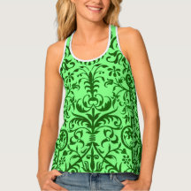 Motif victorien vert