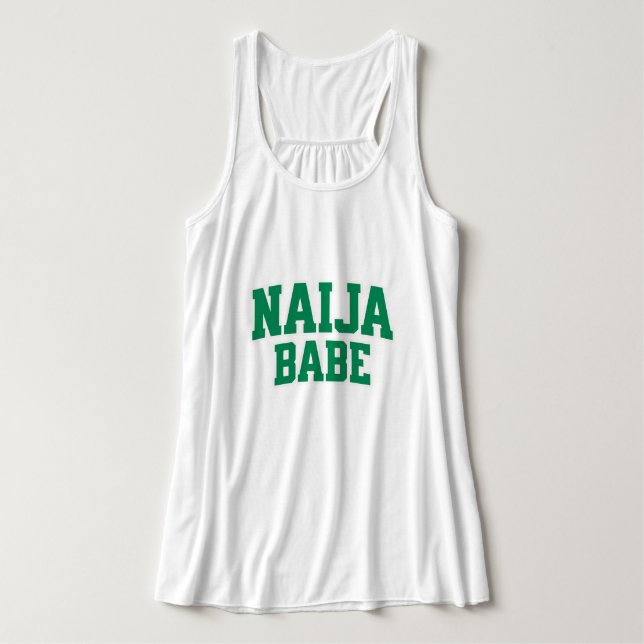 Débardeur Naija Babe Fierté Nigériane (Design devant)
