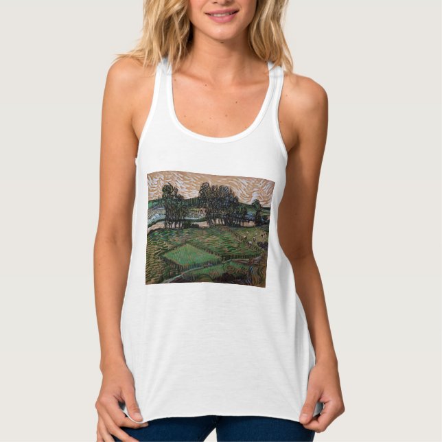 Débardeur Paysage avec un pont sur l'Oise (van Gogh) (Devant)