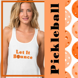Débardeur Pickleball Sert Laisser Bounce Orange Pickleball