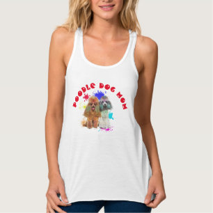 Débardeur Poodle Maman Amoureux des chiens Meilleur Chien Ma