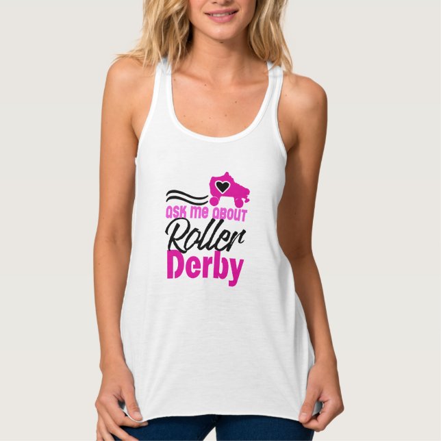 Débardeur Posez-moi des questions sur Roller Derby, Roller S (Devant)