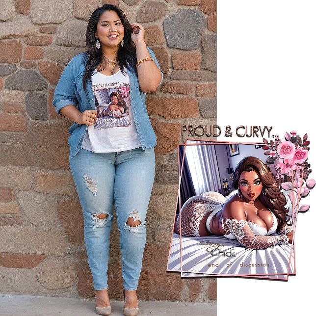 Débardeur Positivité corporelle Fière et Courbée (Créateur téléchargé)