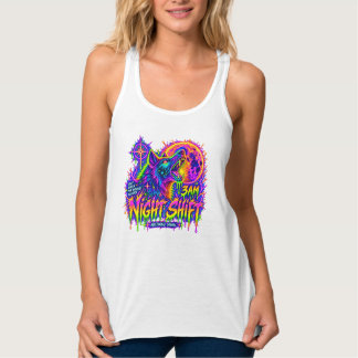 Débardeur pour femmes Night Shift Neon Wolf