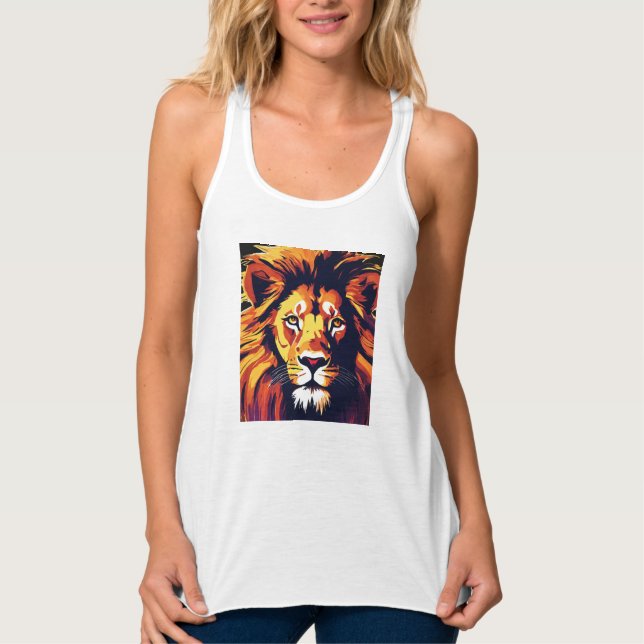 Débardeur pour t-shirt design LION (Devant)