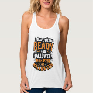 Débardeur Prêt pour Halloween Vintage Chemise Épouvante Desi