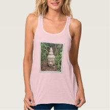 Racerback bouddah image yoga top