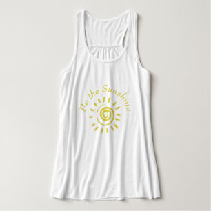 Débardeur Sun Be the Sunshine Inspirational Quote T-Shirt