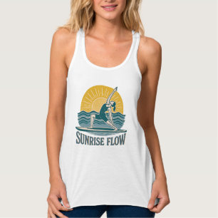 Débardeur SUP Yoga sur planche à paddle Sunrise Flow Impre