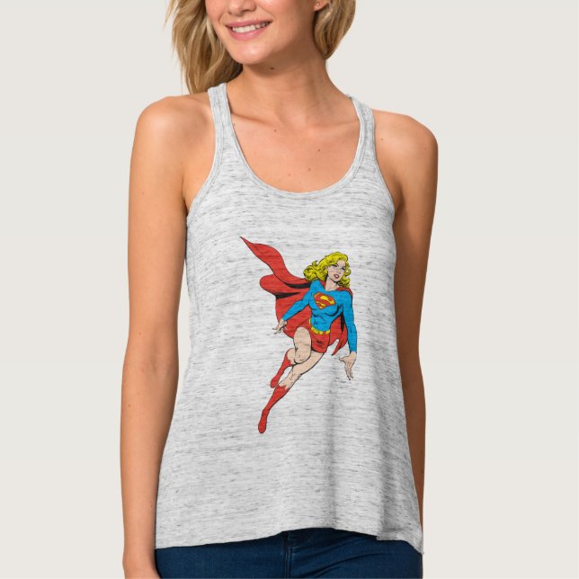 Débardeur Supergirl en mouvement (Devant)