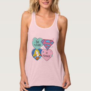 Débardeur Supergirl hors de ce monde Retro Graphisme