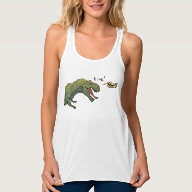 Débardeur T-Rex Dinosaur Boop femme tandesktop (Devant)