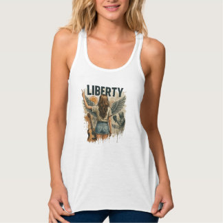 Débardeur T-shirt de filles inspirées par la liberté