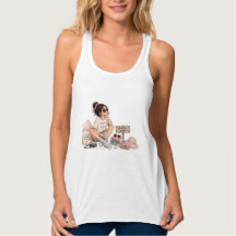 T-Shirt de vacances pour fille mignonne ambiance e