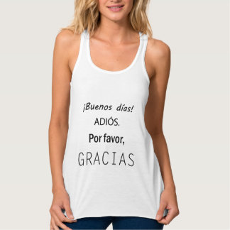 Débardeur T-shirt "Enseignants" anglais et espagnol