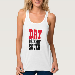 Débardeur T-Shirt Équipe de Boisson de Jour - Top Drôle de F