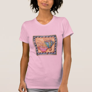 DEBARDEUR T-SHIRT - FRAISE COUVERTE DE CHOCOLAT