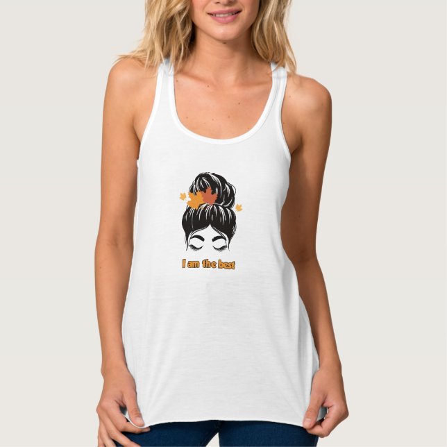 Débardeur T-Shirt Je suis la meilleure (Devant)