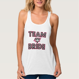 Débardeur Team Bride Bridesmaid drôle bachelorette femme