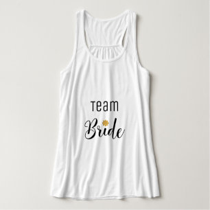 Débardeur Team Bride Fun Bachelorette Mariage Élégant