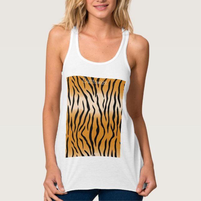 Débardeur Tiger Stripes Motif Thunder_Cove (Devant)