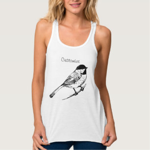 Débardeur tonnerre-anse de chickadee noir
