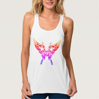 Débardeur Top féminin, design 'Butterfly Aura'