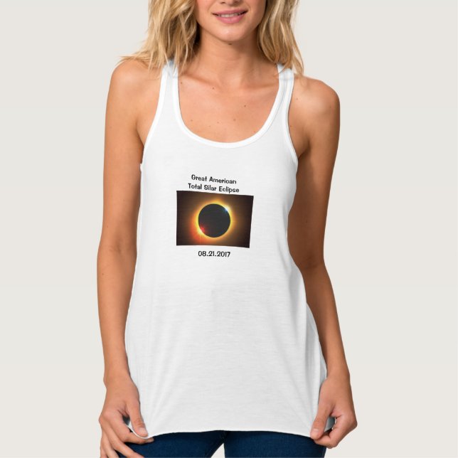 Débardeur total d'éclipse solaire (Devant)