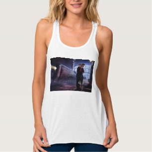 Débardeur Train bleu