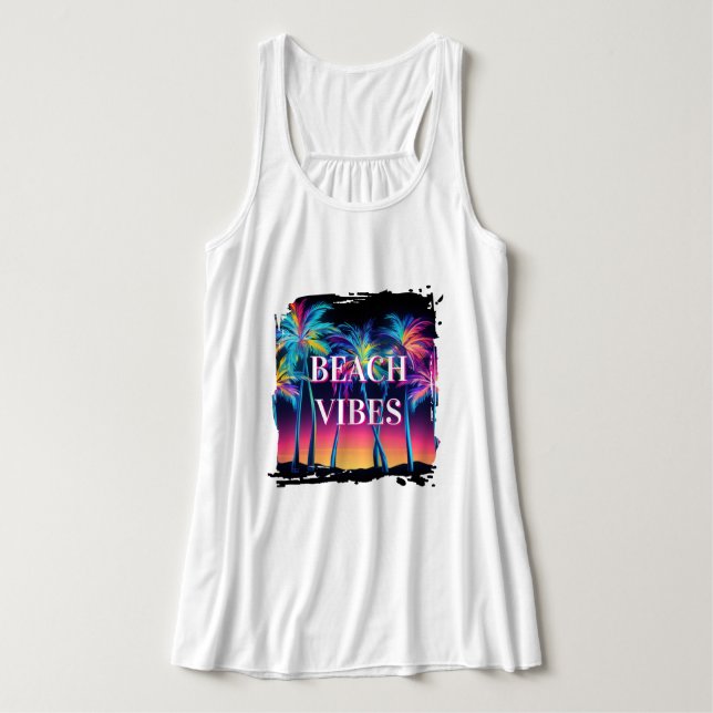 Débardeur Vibes de Plage (Design devant)