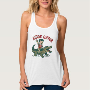 Débardeur Vintage Floride Kitsch Ridde Gator Rétro Alligator