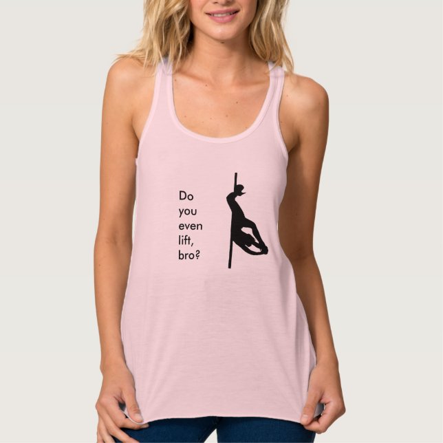 Débardeur Vous soulevez-vous même, bro ? - dessus de danse (Devant)
