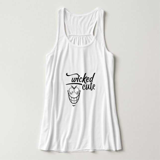 Débardeur wicked cute design  (Design devant)