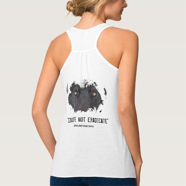 Débardeur Yeux noirs de loup (Dos)
