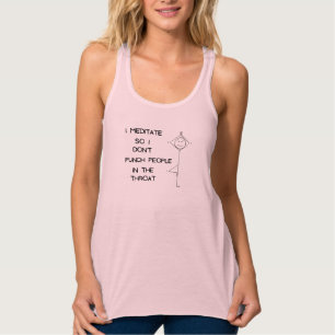 Débardeur Yoga/Humour de méditation Femmes