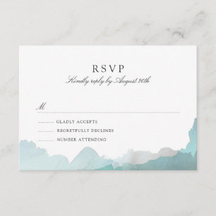 Debonair Turquoise RSVP