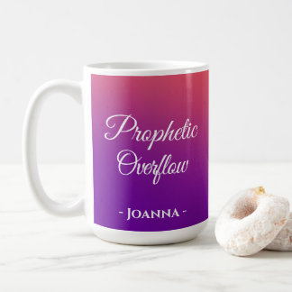 Débordement prophétique Personnalisé Purple & Mug 