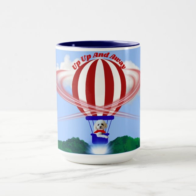 Debout Et Éloigné Joyeux Anniversaire Mug (Centre)