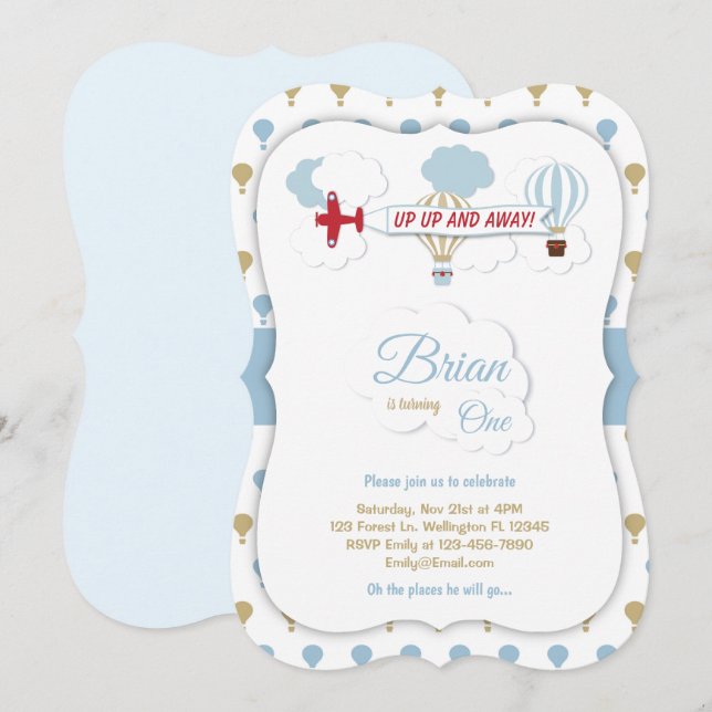 Debout Et Pars ! Invitation à l'anniversaire de l' (Devant / Derrière)