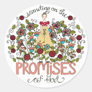 Debout sur les Stickers Promesses de Dieu