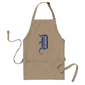 Debra brillent le tablier de monogramme